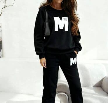 novi pazar duksevi: Ženski komplet trenerke – duks + donji deo - Model: casual sportski — 4