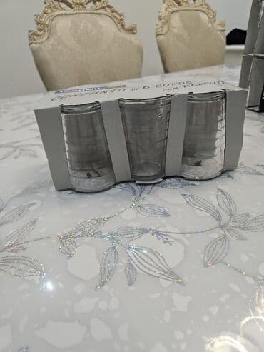 kuhn rikon tiganji cena: Set čaša – 6 komada - Materijal: providno staklo - Zapremina po čaši — 5