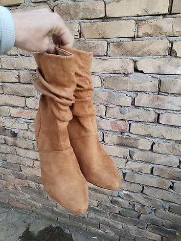 tamaris cizme: Pliśane čizme, br. 38 - Materijal: mekana plišana eko-semir velur — 3