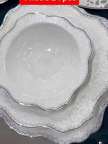 zepter soljice za kafu: Porcelanski servis za ručavanje u elegantnoj beloj boji sa bogatim — 1