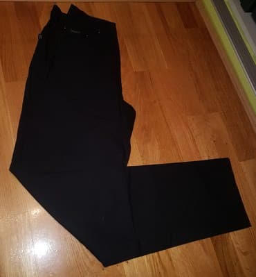comma pantalone: Trousers, S (EU 48), color - Black — 2