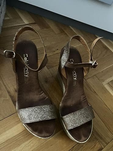 rieker espadrile: Ženske sandale na punu petu (platformu) – brend Celebrity. - Model — 2