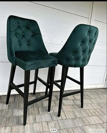 Furniture: Barske stolice - Dizajn: klasični Chesterfield prošiv sa dugmićima — 1