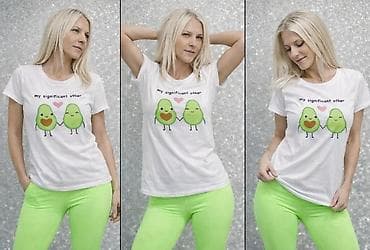 ลฝenska majica kratkih rukava sa printom โmy significant otherโ. - na lalafo.rs ลฝenska majica kratkih rukava sa printom โmy significant otherโ. -