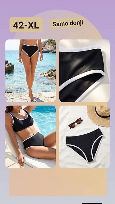 Ženski donji deo bikinija – veličina 42 / XL - Model: klasičan visok