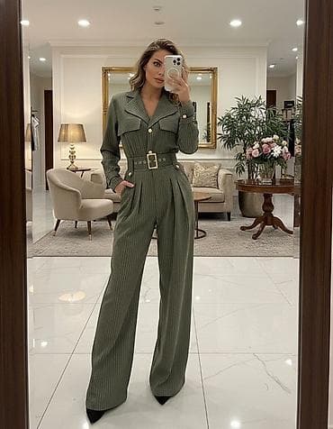 mint sako: 🔥Ženski elegantni kombinezon sa pojasom
✅3600 din — 3