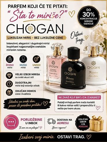 chogan parfemi 124: CHOGAN parfemi – luksuzan miris bez luksuzne cene - Intenzivni — 1