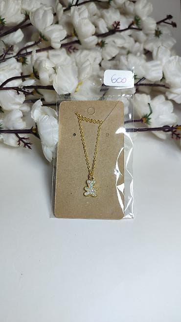 Zlatna ogrlica sa privezakom Meda - Delikatni lančić u zlatnoj boji -