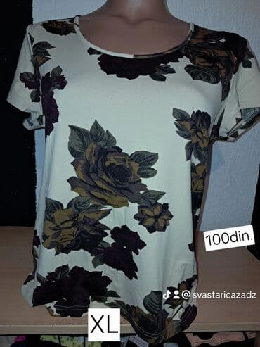 crop top c a: A-Dress, M (EU 38), Poliester, bоја - Šareno — 1