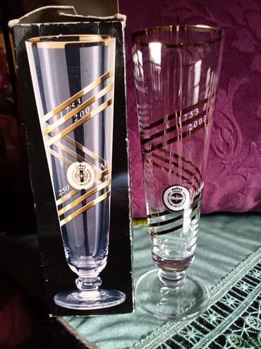 kristalne čaše prodaja: Casa nova kolekcionarska za pivo. Warsteiner pivo. kristalno — 1