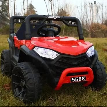 Auto na baterije TS-5588 – Crvena Dečiji električni džip sa modernim