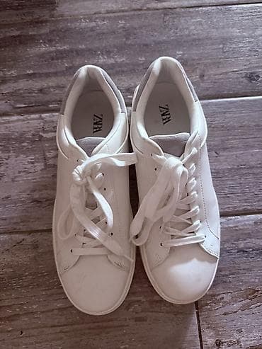 wolkmaks obuca: ZARA bele patike – minimalistički casual model - Brend: ZARA - Boja — 1