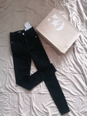 Farmerke zara skinny sculpt nove, imaju elastina visok struk, crne