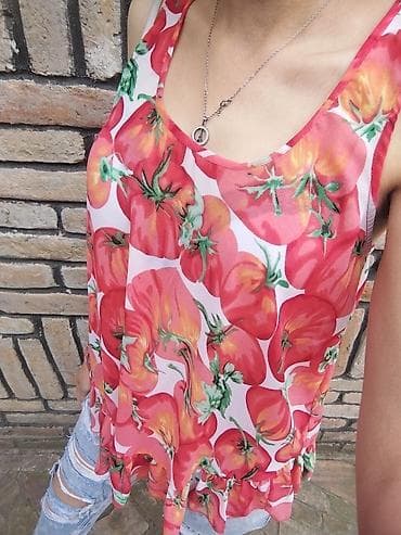 Paradajzici majica – veličina S - Ženska letnja majica bez rukava -