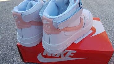 asics patike duboke: Extra cene air force duboke patike čiste bele i bele sa crnim znkaom — 7