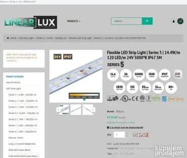 toaletni sto za devojcice: LED traka, bоја - Bela, Novo — 2