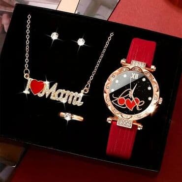 win win satic smartic: Set: Earrings, Bracelet, Necklace, Material: Stainless steel — 17