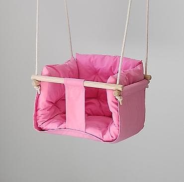 Ljuljaška za decu HOME LUX BABY PINK Udobna, sigurna i dekorativna