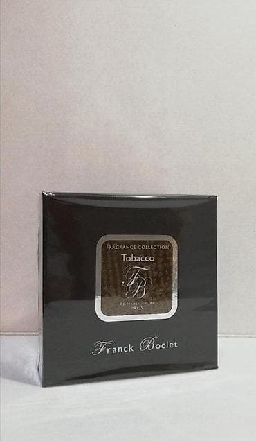 Personal Items: FRANCK BOCLET TOBACCO EDP100ML | Franck Boclet Tobacco edp100ml — 1