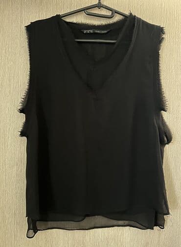 zara rebraste helanke: Zara, M (EU 38), color - Black — 1
