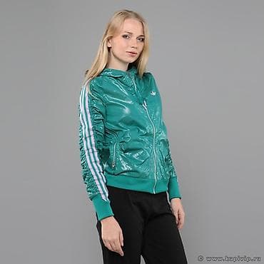 Muška odeća: Adidas Originals ženska sportska jakna s kapuljačom. Placena preko — 6