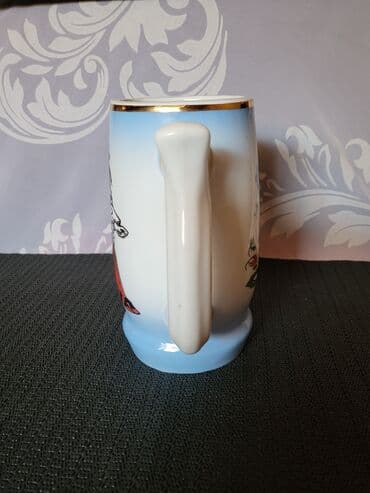 jelen pivo krigla: Krigla nova 1969-1992 god. Lubiana Poljska. Krigla pun porcelan — 3