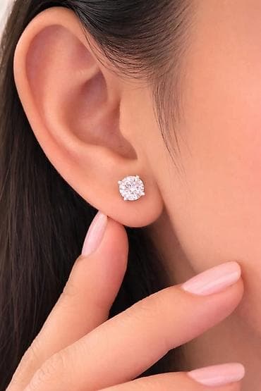 snalice cvet: Set nakita – elegantne minđuše i privezak - Minđuše: klasični “stud” — 1