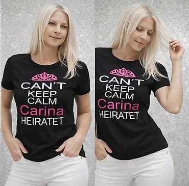 Donji veš: Ženska majica za devojačko veče / najavu venčanja – crna, sa belim i — 2