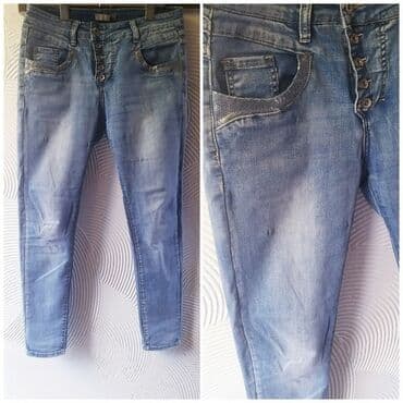 lanene pantalone lidl: Blind Date svetle tanje farke L-30 Prelepe,max 2x nosene. Tanje su i — 1