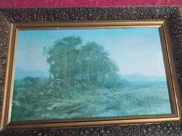 Stilski dekor: Reprodukcija na platnu – “Роща” (Gaj) – F. Vasiljev - Izrada — 2