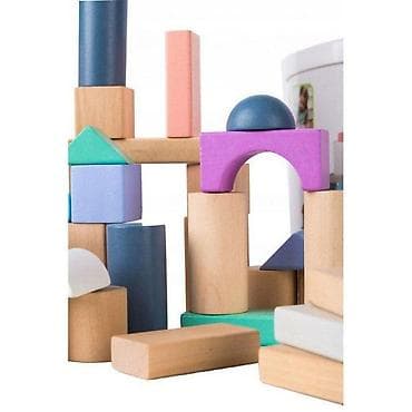 Building Blocks: DRVENE KOCKE 50 KOMADA BUCKET + SORTER – ECO TOYS Šifra proizvoda — 2