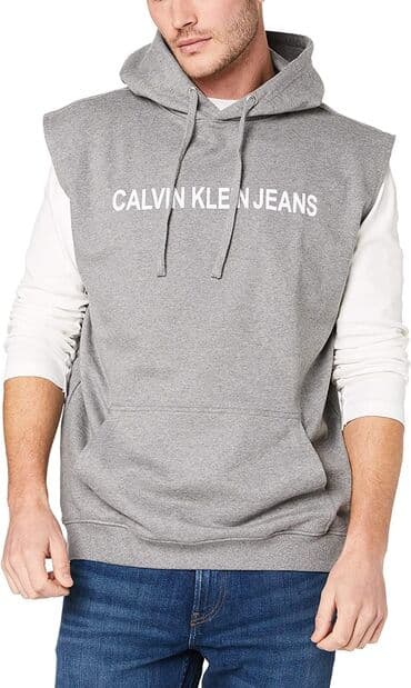 muške pidžame c a: Calvin Klein-Original muski prsluk hoodie — 7
