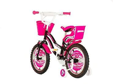 Bicikl Visitor Heart 16" – crno/roze za decu 105–125 cm Šifra