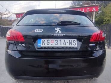 lidl kompresor za vazduh: Crni Peugeot 308, kompaktan automobil pogodan za gradsku vožnju i duža — 20