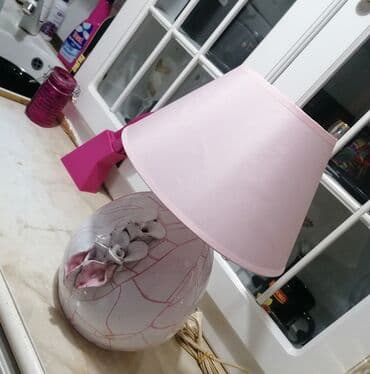 vitorog cipelarnik sa ogledalom: Stona lampa, bоја - Roze — 4