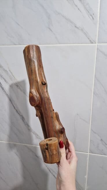 Svećnjak, bоја - Braon, Upotrebljenо — 3