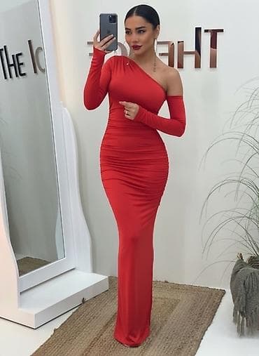 leopard print haljine: ❤️Elegantna ženska duga haljina na jedno rame po ceni od 2500din
S m l — 2