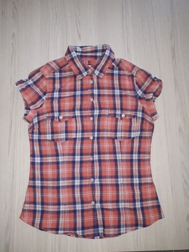 patike br 38: H&M, M (EU 38), Pamuk, Karirani, bоја - Crvena — 1