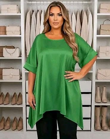 xl ali l: Satenske tunike za punije 2XL 3XL 4XL 5XL 6XL 7XL 8XL Cena : 3.300 — 3