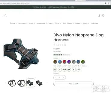 profesionalne cetke za pse: *** AKCIJA *** #2156 Kvalitetni am za pse DIVO DOG HARNESS - By — 5