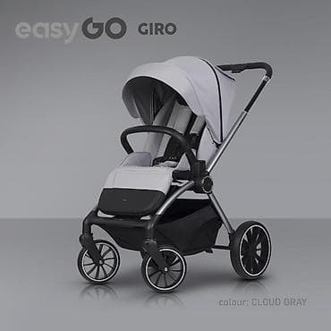 bebi oprema akcija: EUROCART Easy Go Giro 2u1 kolica za bebe – Cloudy Grey (SKU — 7