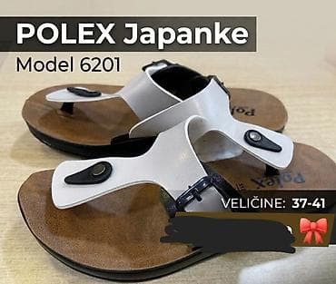 nutrimax pro 1000 cena: Ženske kožne japanke/sandale Polex. - Model: japanke sa kopčom i — 3