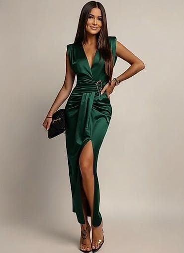 sako l: 🔥Elegantna večernja haljina sa asimetričnim naborima
✅2600 din — 5