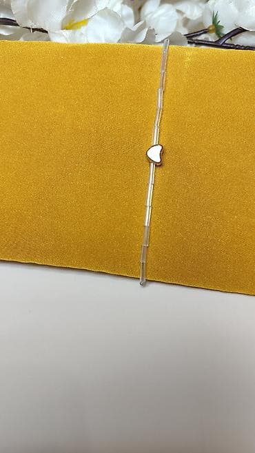 srebro narukvice: Tanka elegantna narukvica sa sitnim cevčastim perlama u — 3