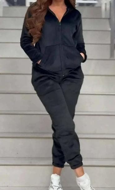 exit trenerke: Ženski komplet trenerka – gornji deo sa rajsferšlusom i kapuljačom + — 2