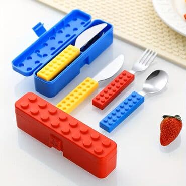 tabla za crtanje a3 nova: Dečiji set pribora za jelo – LEGO stil Zabavno i praktično rešenje za — 4