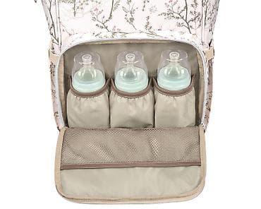 deciji satovi igracke: KikkaBoo Torba za mame Siena Luxe Secret Garden – beige Elegantna i — 6