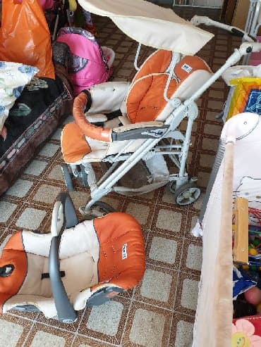 jaje za iznosenje bebe: Cam kolica 3 u 1 i torba sacuvana u odlicno stanje — 3