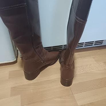 Ankle boots: High boots, 37 — 4