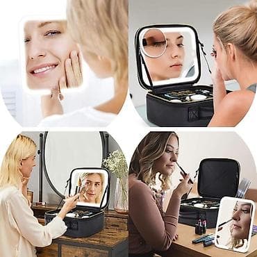 papuce sa platformom: Kofer za sminku sa ogledalom Tvoj beauty saveznik u svakom trenutku! — 1